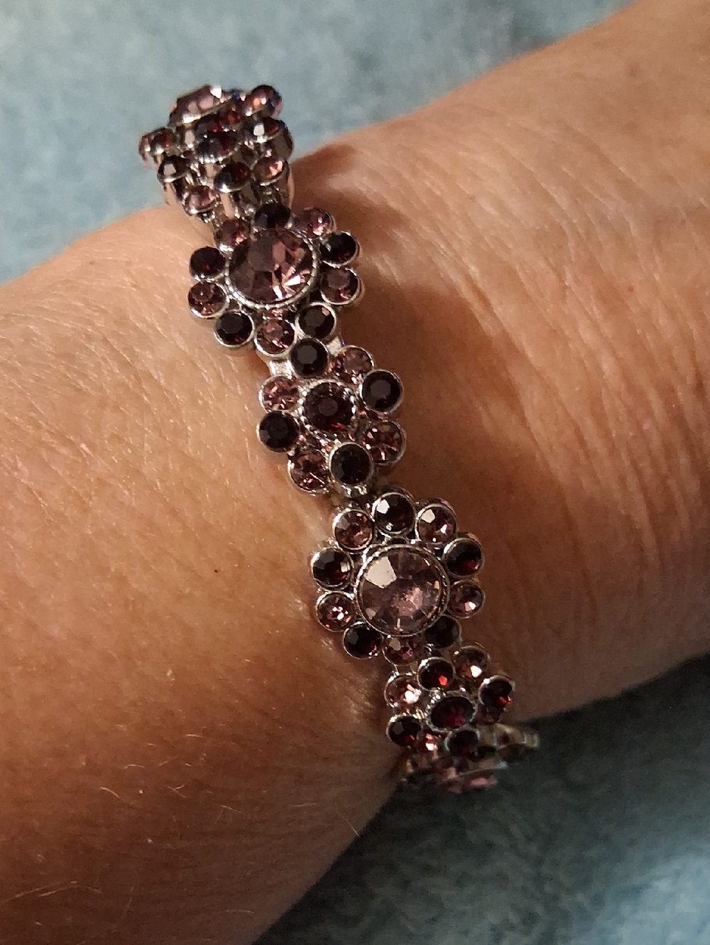 Papparazzi Done And Dusted Purple Amethyest Bracelet